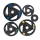 Олимпийский диск PX-SPORT, 25 кг, полиуретановый