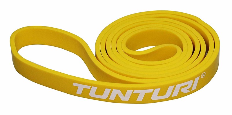 Фитнес-резинка Tunturi, 22 мм, желтая