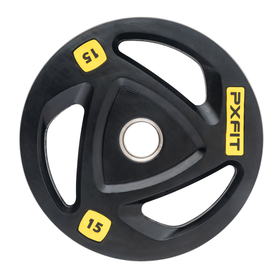Олимпийский диск PX-SPORT, 25 кг, полиуретановый