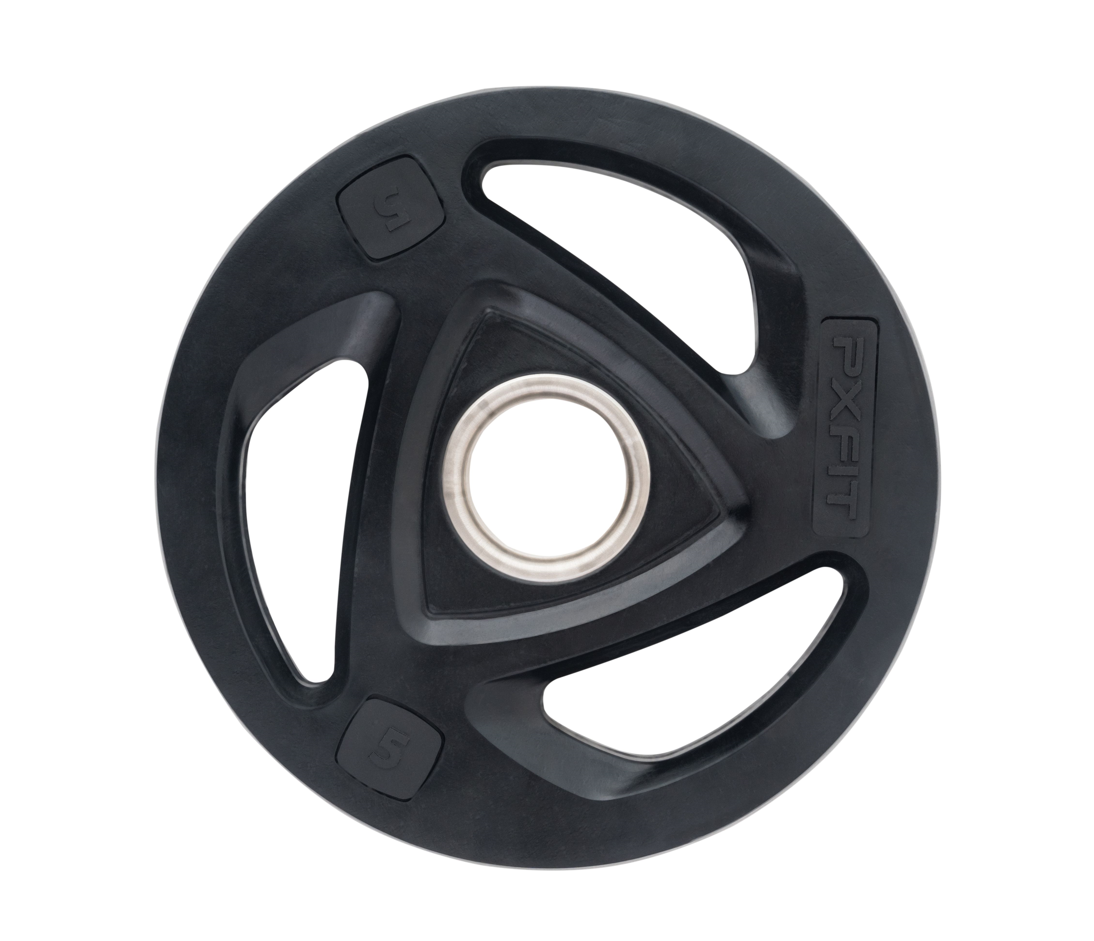 Олимпийский диск PX-SPORT, 5 кг, полиуретановый