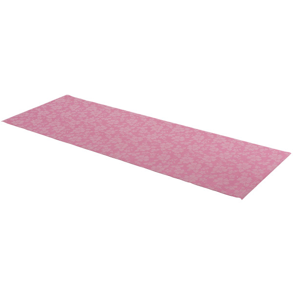Коврик для йоги Tunturi, с рисунком, розовый