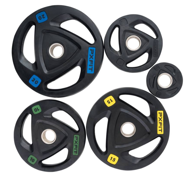 Олимпийский диск PX-SPORT, 5 кг, полиуретановый