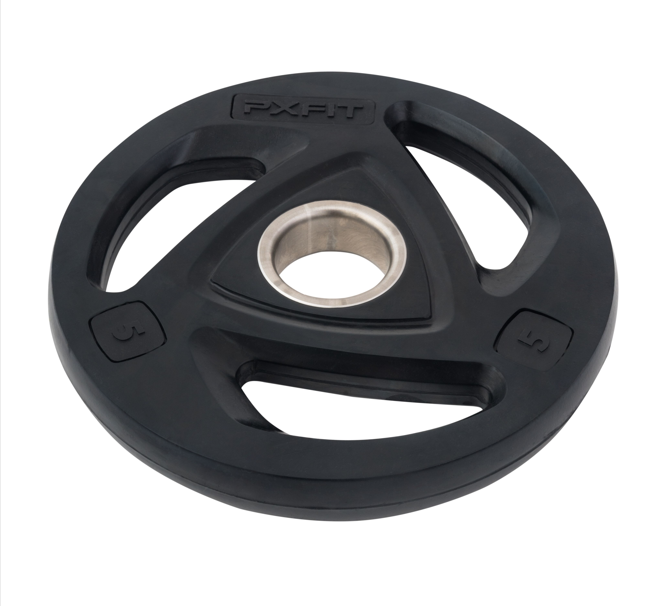 Олимпийский диск PX-SPORT, 5 кг, полиуретановый