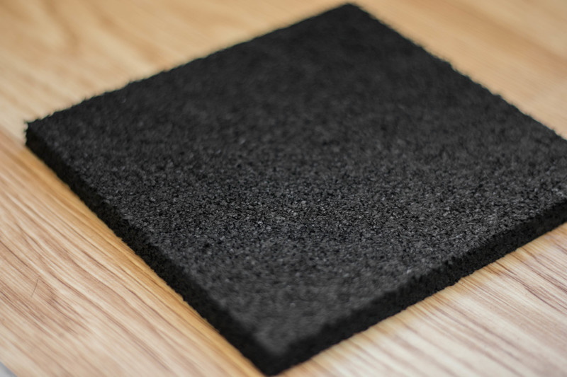 Черное резиновое напольное покрытие NPG, 50 мм