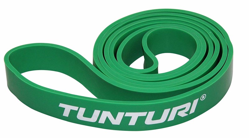 Фитнес-резинка Tunturi, 29 мм, зеленая